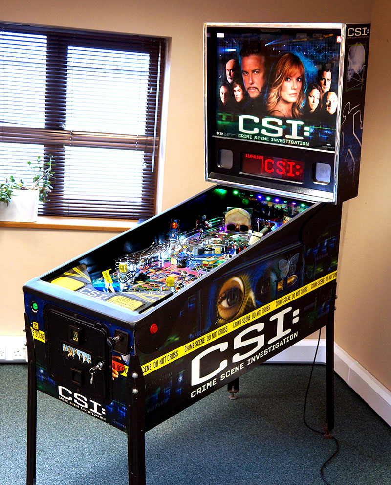 CSI Pinball Machine - In Showroom